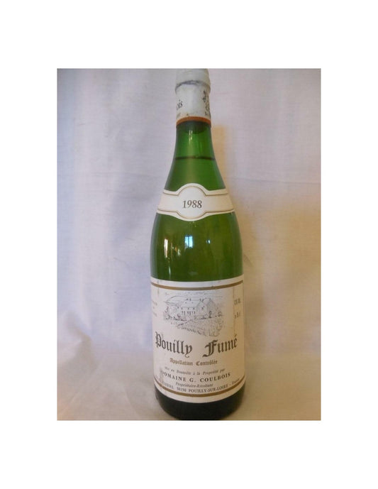 1988 - pouilly-fumé - domaine coulbois - blanc - loire - centre france - Just Wines 