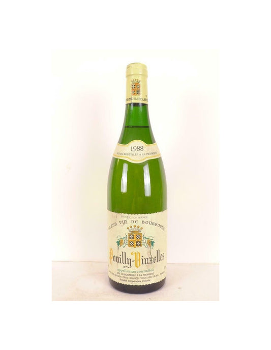 1988 - pouilly-vinzelles - cave des grands crus - blanc - bourgogne - Just Wines 