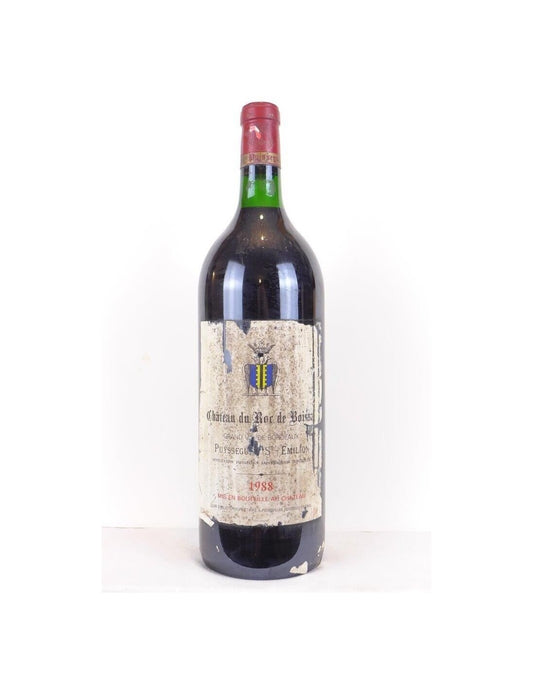 1988 - puisseguin saint-émilion - château du roc de boissac (étiquette fragile) magnum 150 cl - rouge - bordeaux - Just Wines 