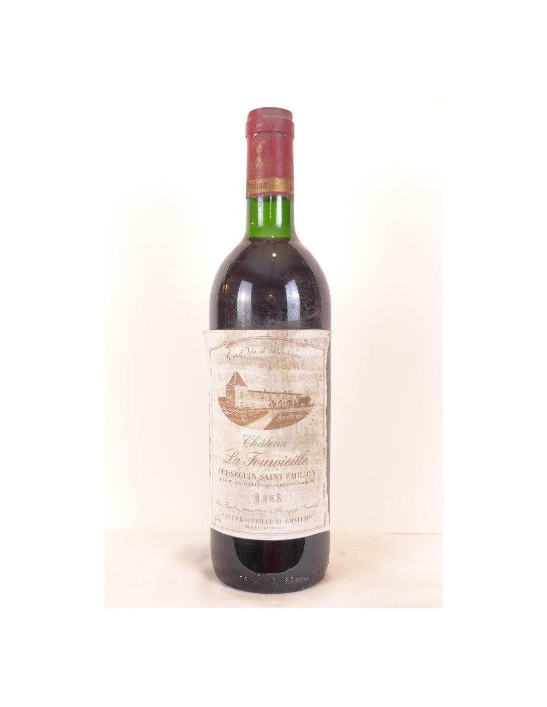 1988 - puisseguin saint-émilion - château la fourvieille - rouge - bordeaux - Just Wines 