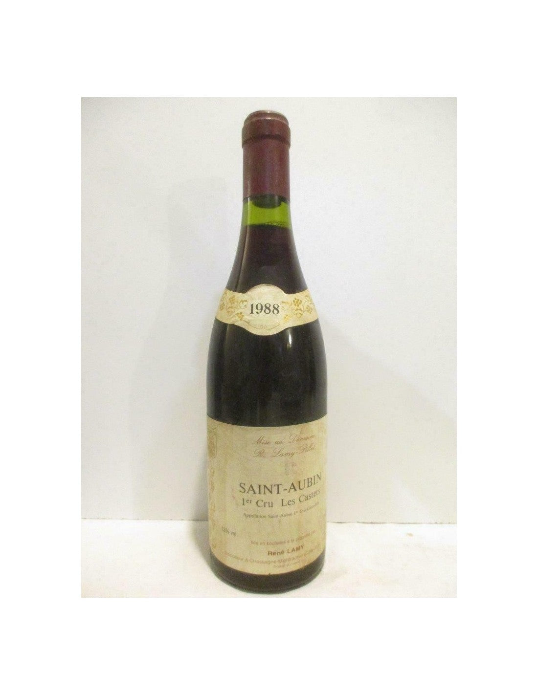 1988 - saint-aubin - rené lamy premier cru les castets - rouge - bourgogne - Just Wines 