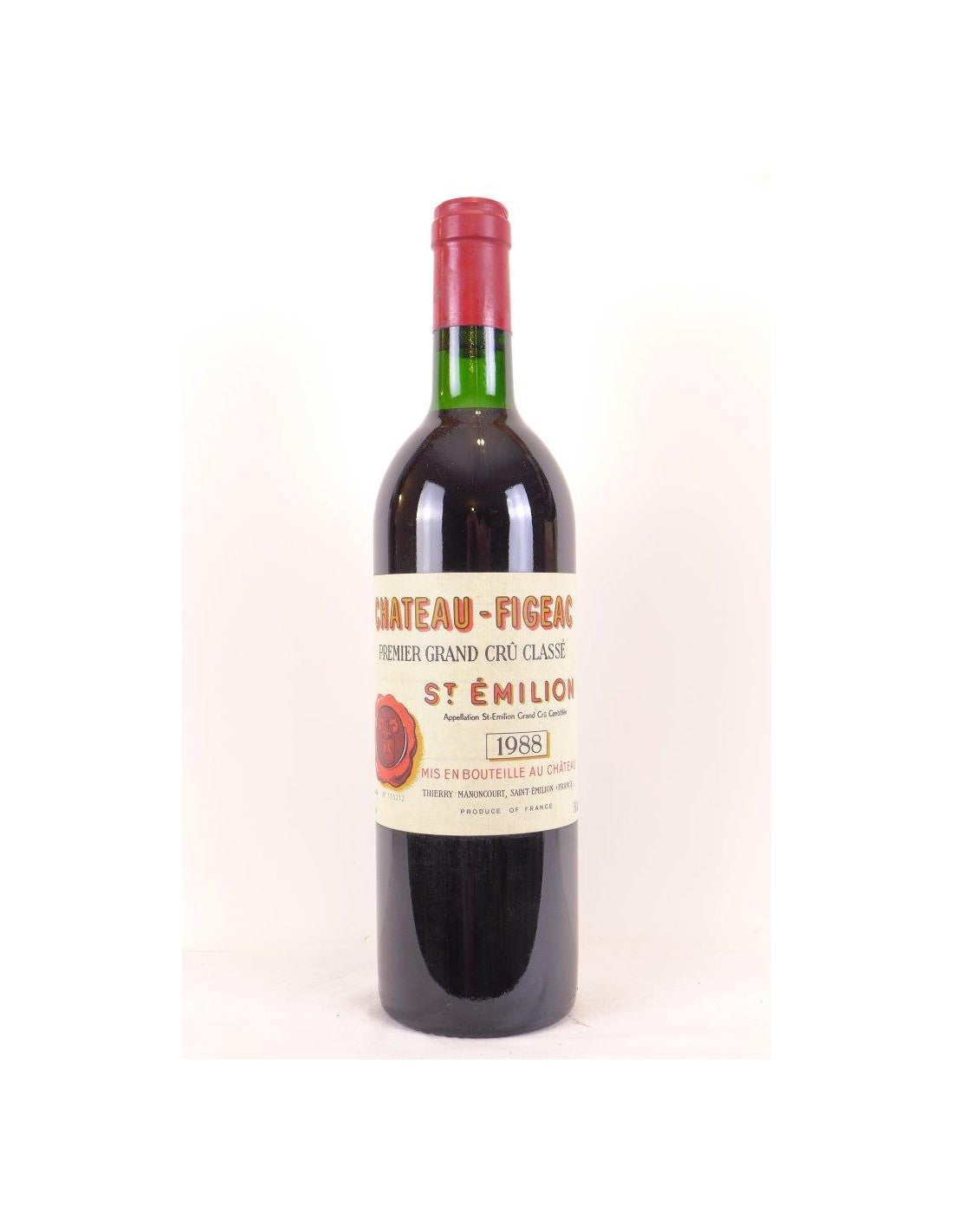 1988 - saint-émilion - château figeac grand cru classé - rouge - bordeaux - Just Wines 