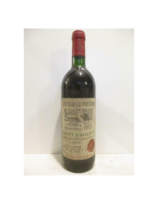 1988 - saint-émilion - château le freyche - rouge - bordeaux - Just Wines 