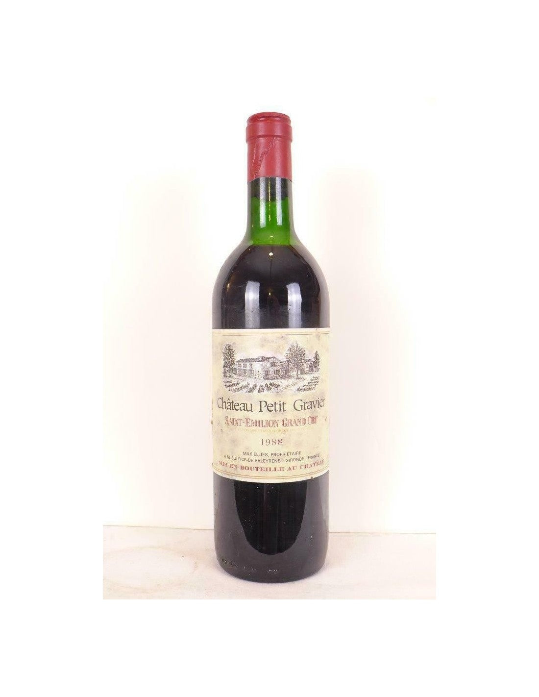 1988 - saint-émilion - château petit gravier grand cru (capsule abîmée) - rouge - bordeaux - Just Wines 