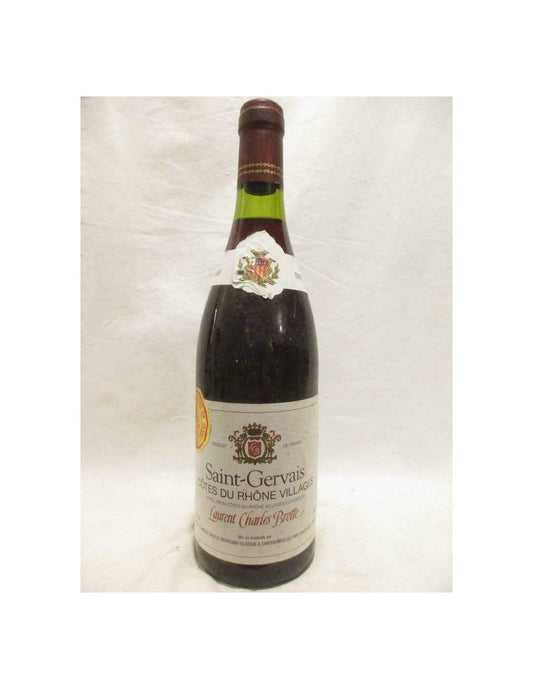 1988 - saint-gervais - laurent charles brotte - rouge - rhône - Just Wines 