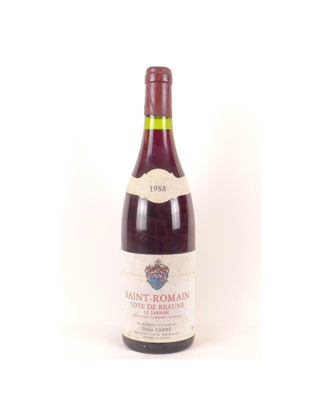 1988 - saint-romain - denis carré le jarron - rouge - bourgogne - Just Wines 