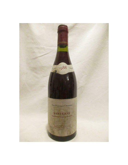 1988 - santenay - domaine barbier les prarons dessous - rouge - bourgogne - Just Wines 