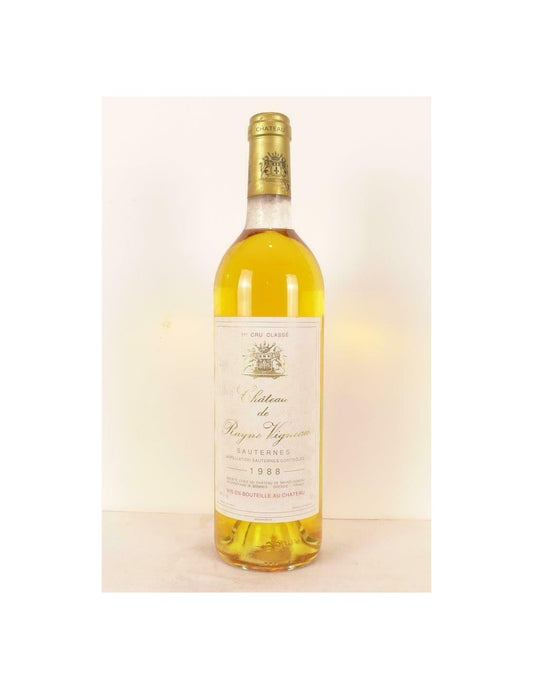 1988 - sauternes - château de rayne vigneau grand cru classé - liquoreux - bordeaux - Just Wines 