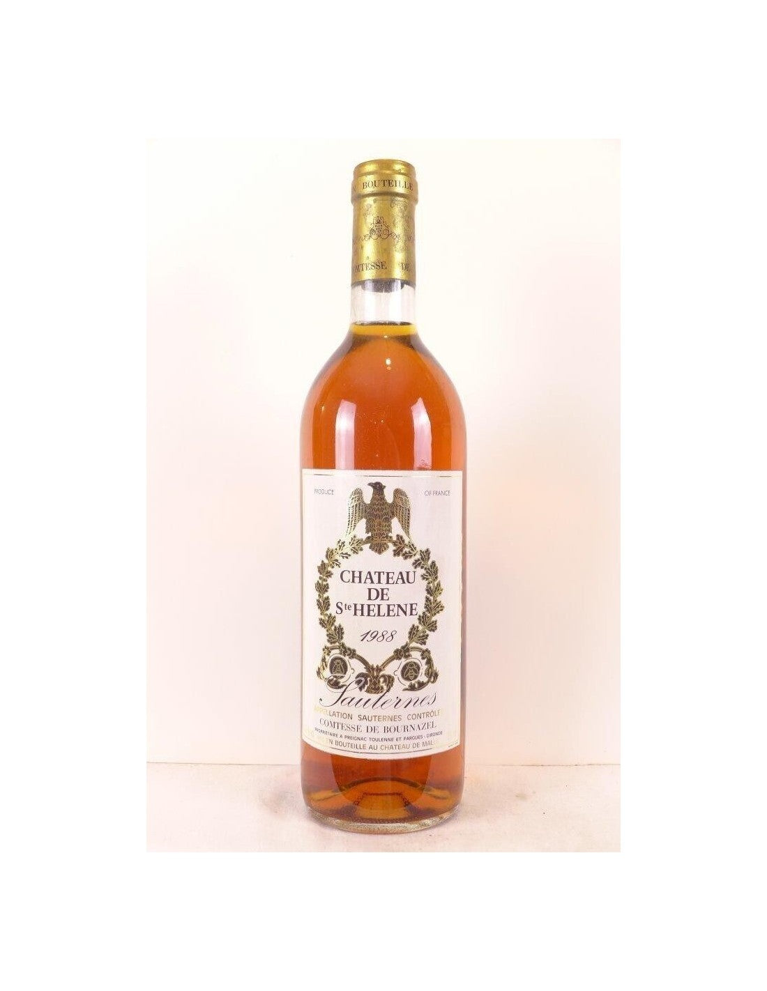 1988 - sauternes - château de sainte-hélène - liquoreux - bordeaux - Just Wines 