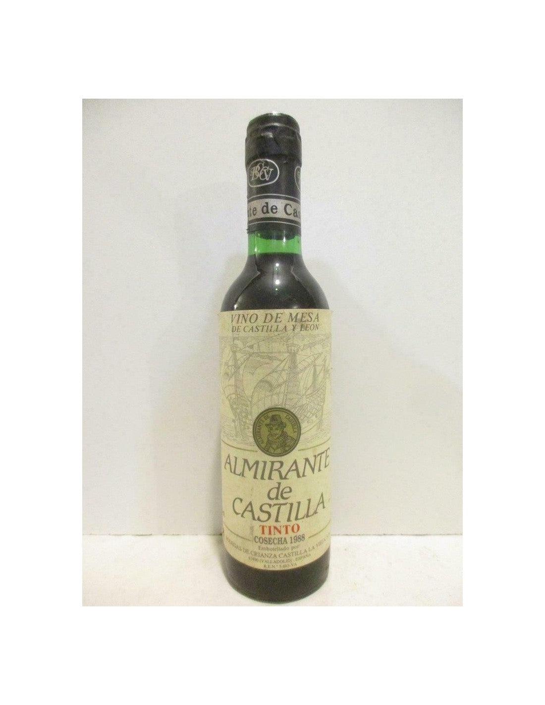 1988 - vino de mesa - almirante de castilla 37 cl - Rouge - castilla y leon Espagne - Just Wines 