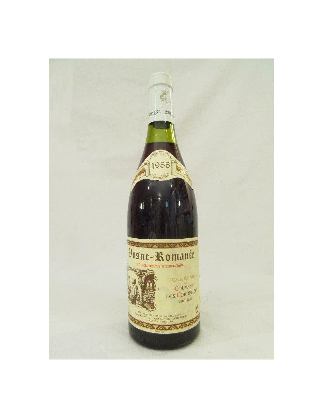 1988 - vosne-romanée - couvent des cordeliers - rouge - bourgogne - Just Wines 