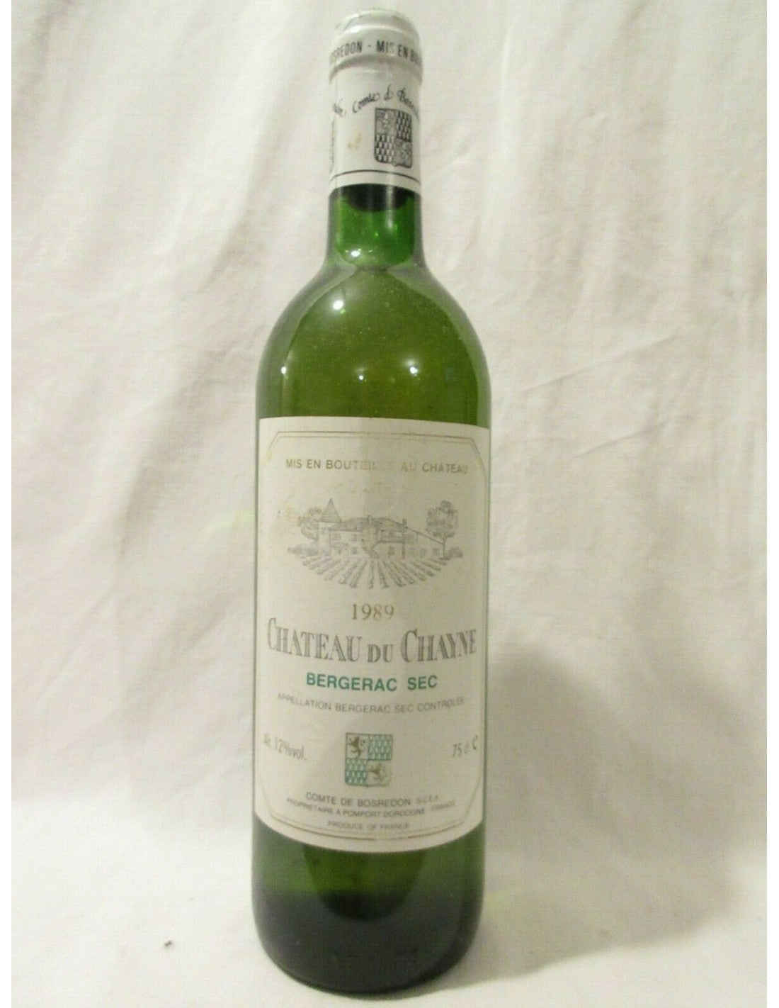 1989 - bergerac - château du chayne (b5) - blanc - sud-ouest - Just Wines 