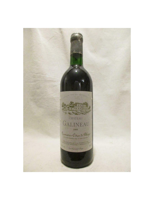 1989 - blaye - château galineau savour club (capsule abîmée) - rouge - bordeaux - Just Wines 