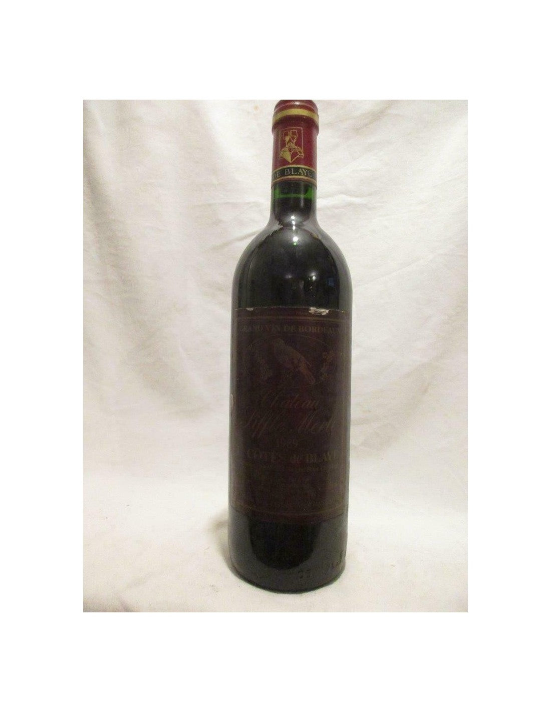 1989 - blaye - château siffle merle - rouge - bordeaux - Just Wines 