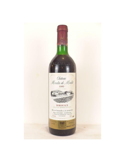 1989 - bordeaux - château moulin de mallet - rouge - bordeaux - Just Wines 