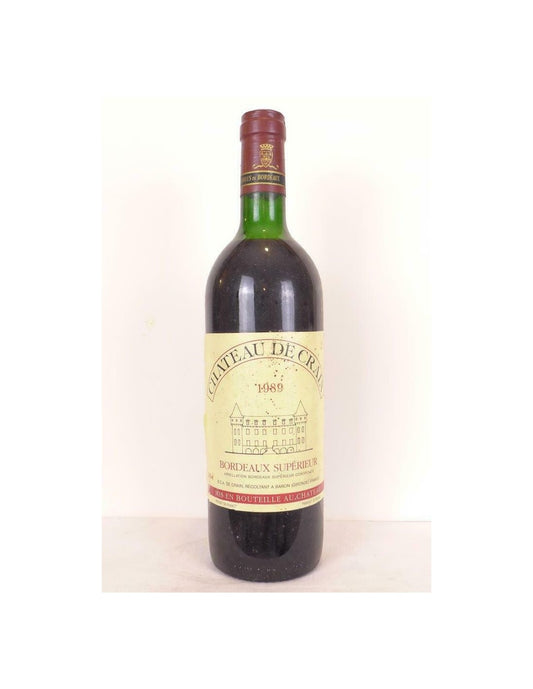 1989 - bordeaux supérieur - château de crain - rouge - bordeaux - Just Wines 