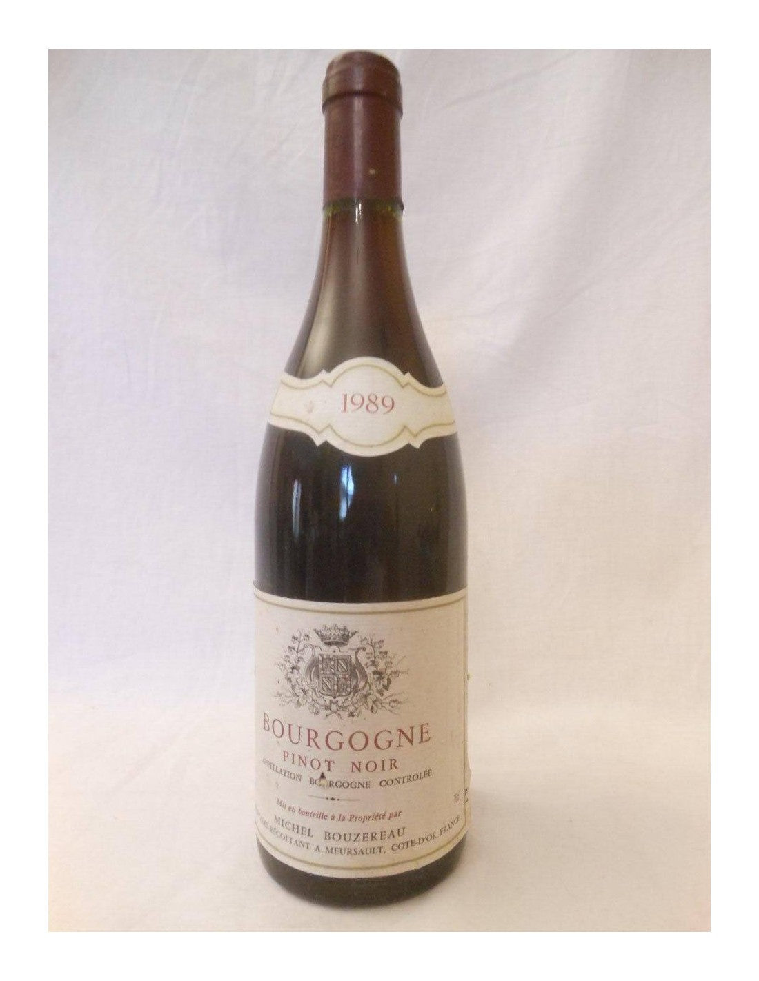 1989 - bourgogne - michel bouzereau - rouge - bourgogne - Just Wines 