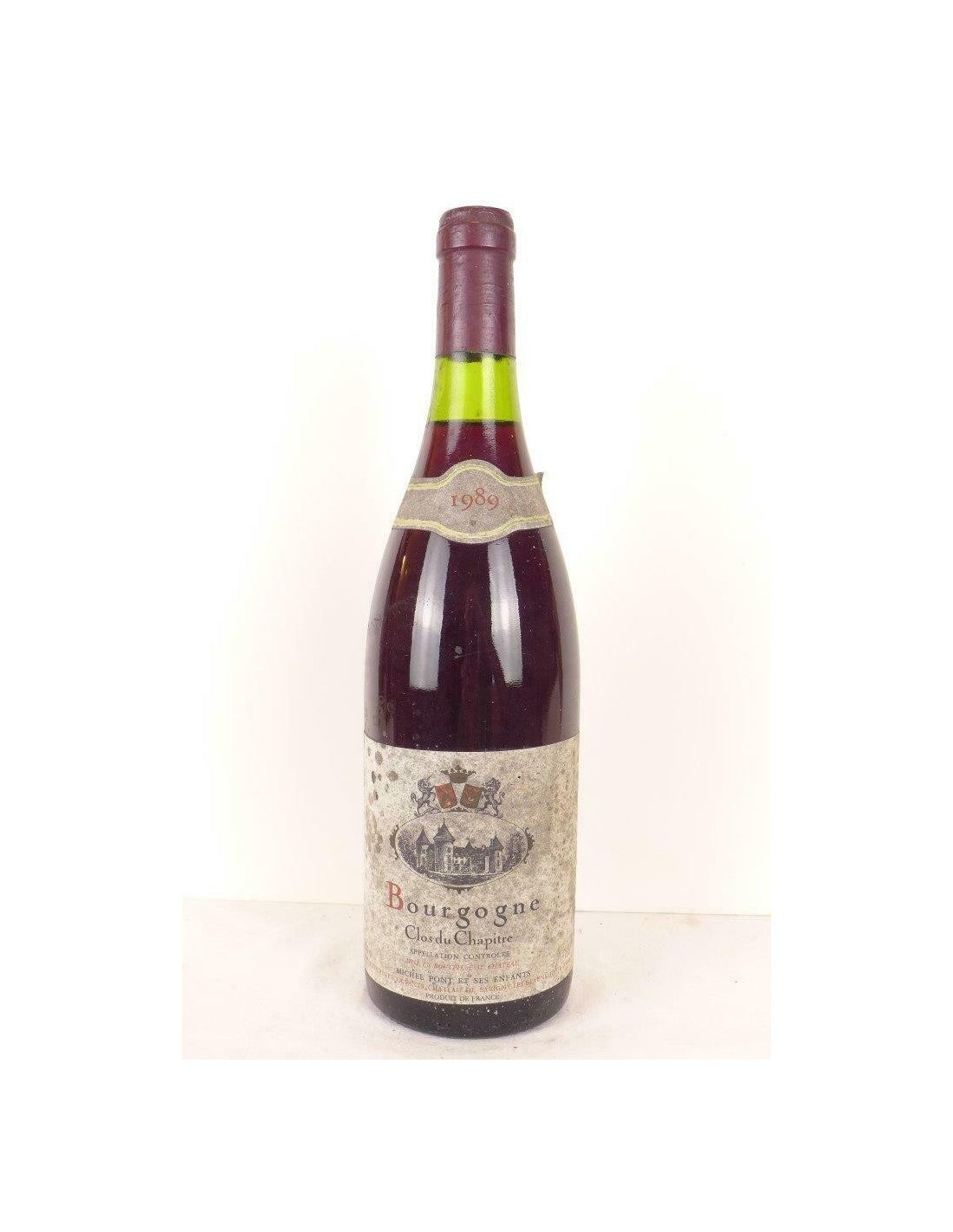 1989 - bourgogne - michel pont clos du chapitre - rouge - bourgogne - Just Wines 