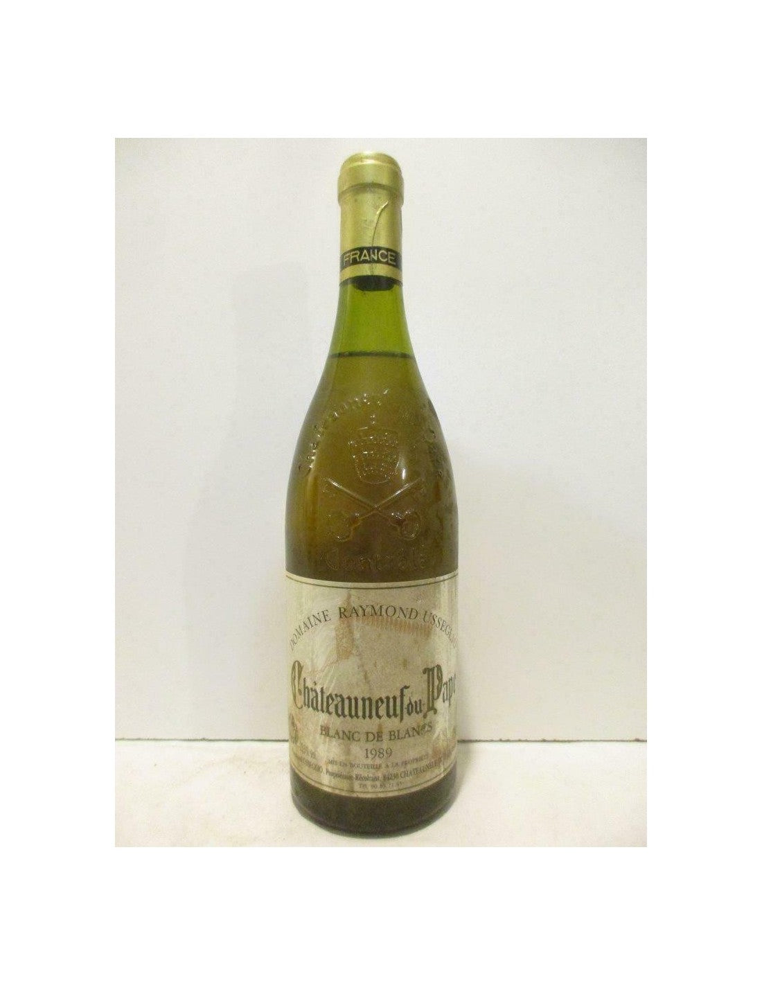 1989 - châteauneuf du pape - raymond usseglio blanc de blancs - blanc - rhône - Just Wines 