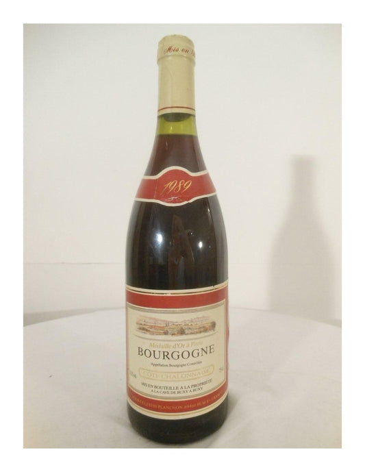 1989 - côte chalonnaise - coopérative de buxy cuvée spéciale S - rouge - bourgogne france - Just Wines 