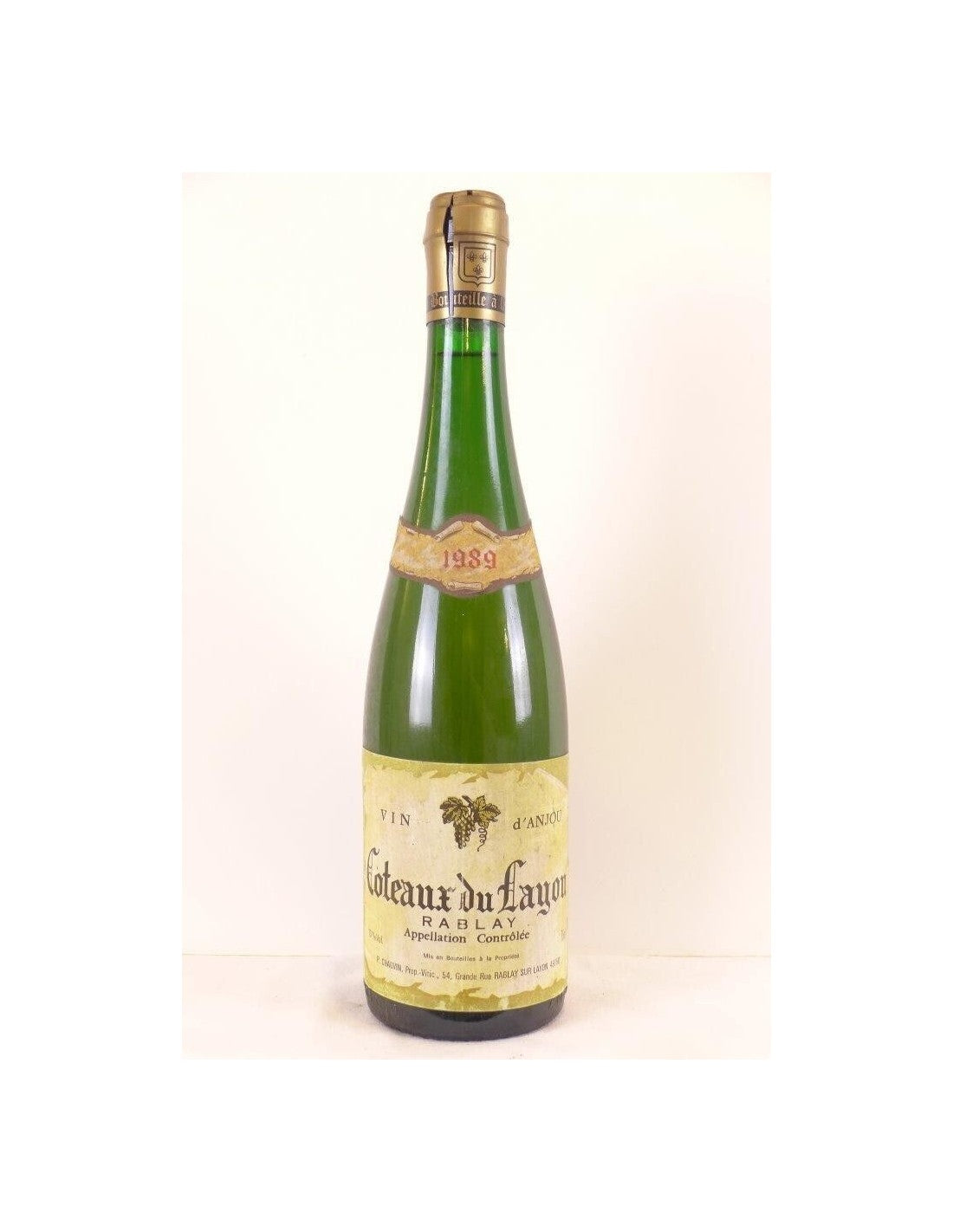 1989 - coteaux du layon rablay - chauvin - liquoreux - loire - anjou - Just Wines 