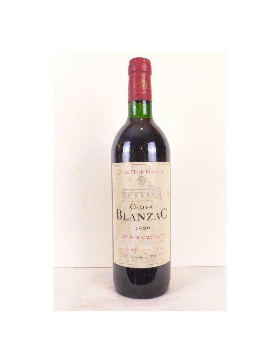 1989 - côtes de castillon - château blanzac - rouge - bordeaux - Just Wines 