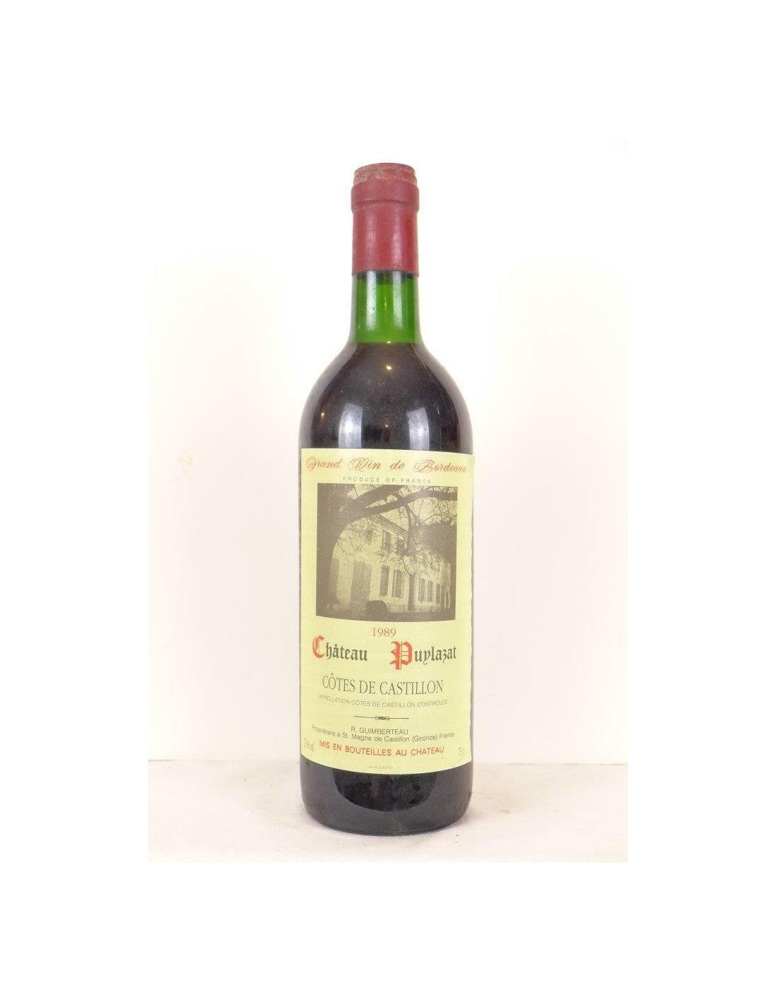 1989 - côtes de castillon - château puylazat - rouge - bordeaux - Just Wines 