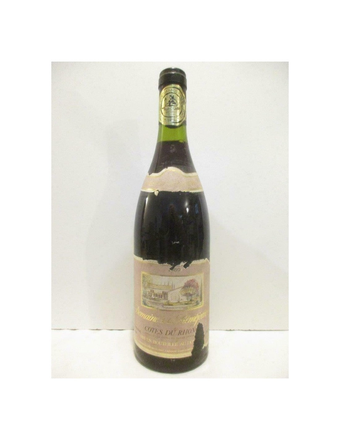 1989 - côtes du rhône - domaine de la réméjeanne les genévriers (étiquette déchirée) - rouge - rhône - Just Wines 