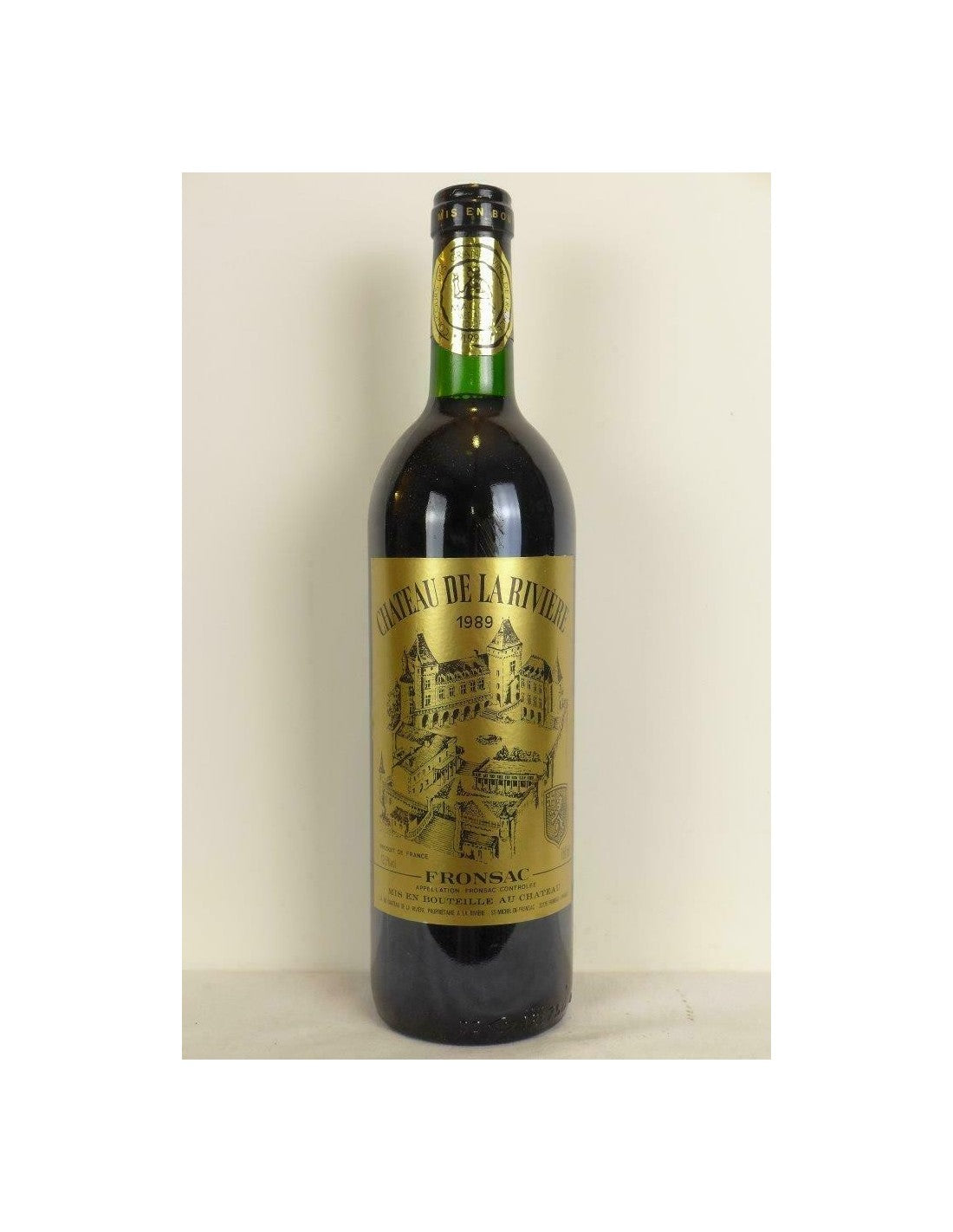 1989 - fronsac - château de la rivière - rouge - bordeaux - Just Wines 