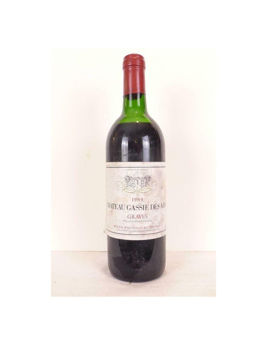 1989 - graves - château gassie des apas (niveau bas) - rouge - bordeaux - Just Wines 