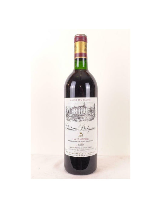 1989 - haut-médoc - château belgrave grand cru classé - rouge - bordeaux - Just Wines 