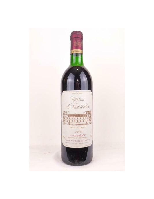 1989 - haut-médoc - château du cartillon cru bourgeois - rouge - bordeaux - Just Wines 