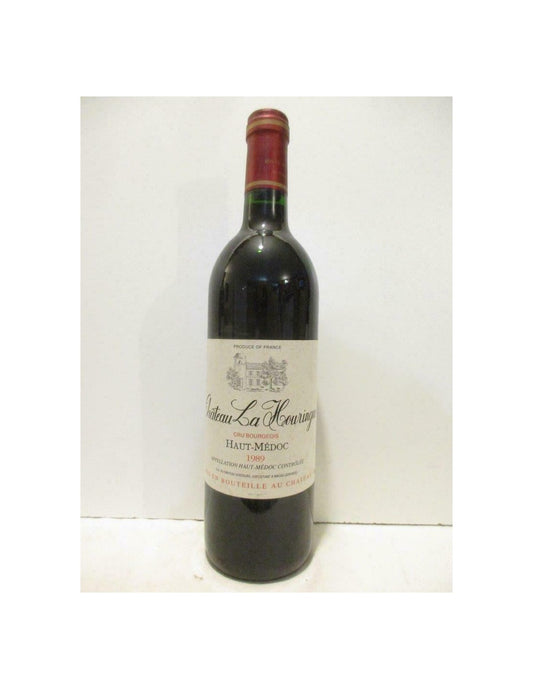 1989 - haut-médoc - château la houringue cru bourgeois - rouge - bordeaux - Just Wines 