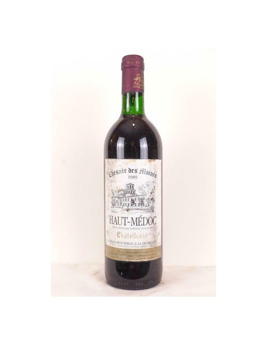 1989 - haut-médoc - chesnée des moines - rouge - bordeaux - Just Wines 