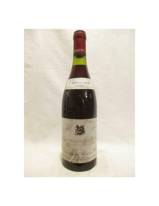 1989 - hautes côtes de nuits - chanson père et fils - rouge - bourgogne - Just Wines 