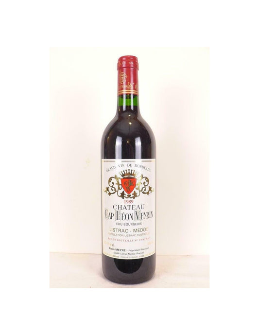 1989 - listrac - château cap léon veyrin cru bourgeois - rouge - bordeaux - Just Wines 