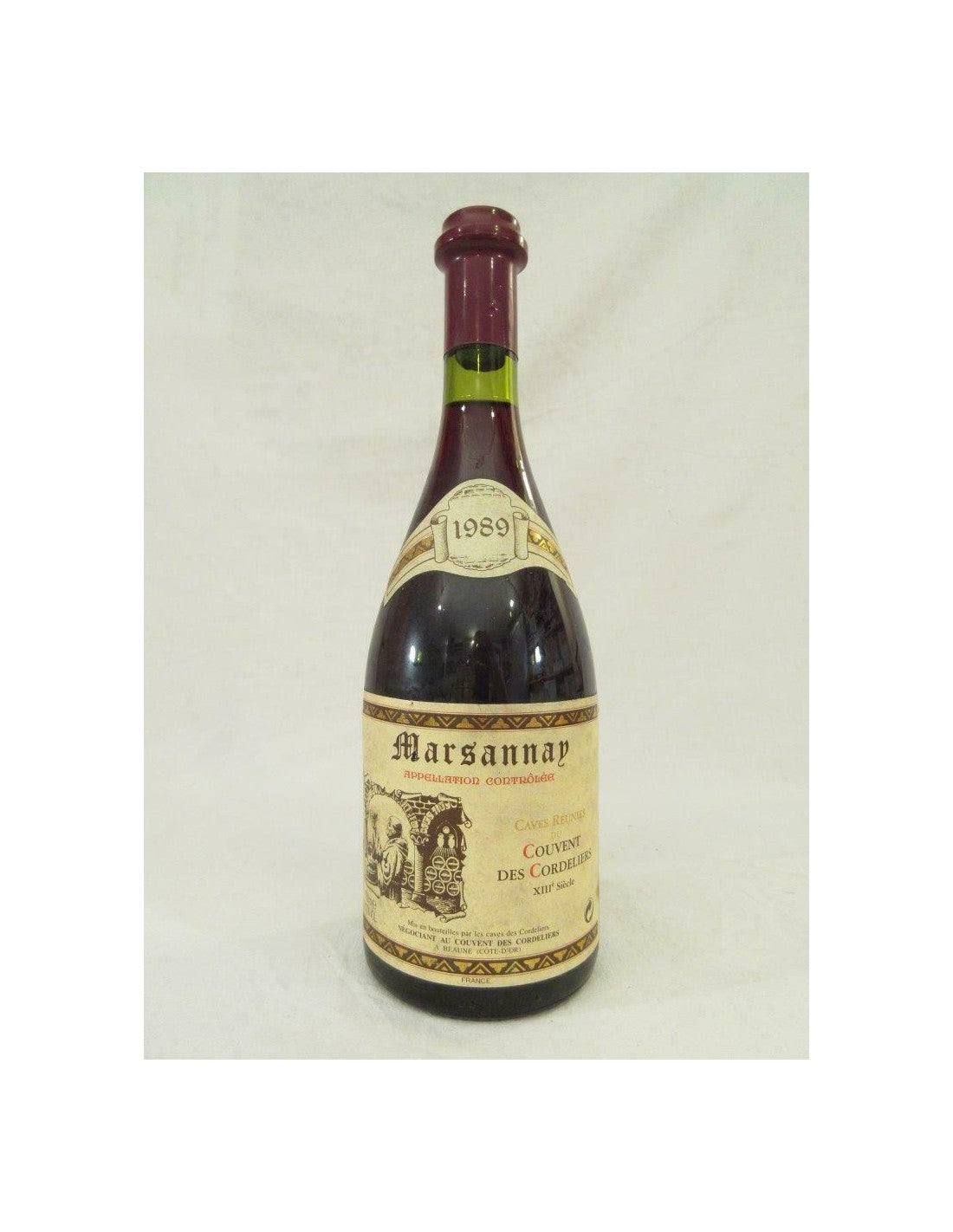 1989 - marsannay - couvent des cordeliers - rouge - bourgogne - Just Wines 