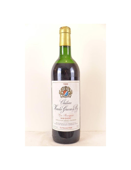 1989 - médoc - château hautes graves de by cru bourgeois savour club (capsule abîmée) - rouge - bordeaux - Just Wines 