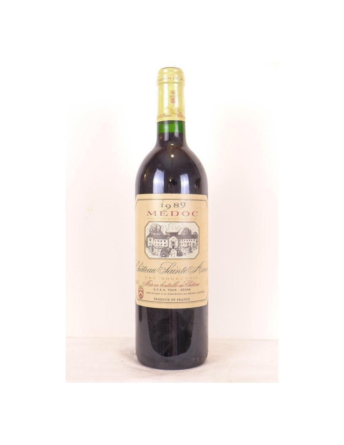 1989 - médoc - château saint-anne cru bourgeois - rouge - bordeaux - Just Wines 