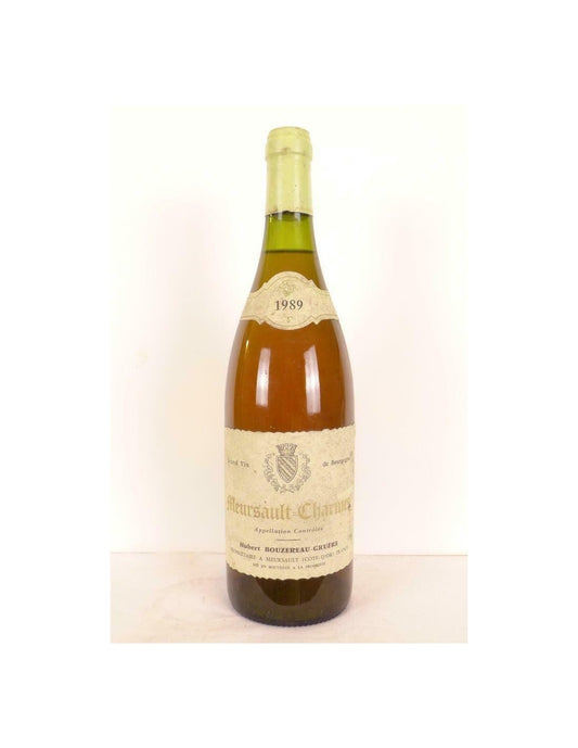 1989 - meursault - hubert bouzeron-gruère charmes - blanc - bourgogne - Just Wines 