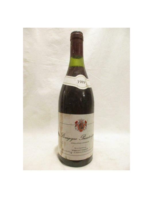 1989 - passetoutgrain - marinot-verdun - rouge - bourgogne - Just Wines 