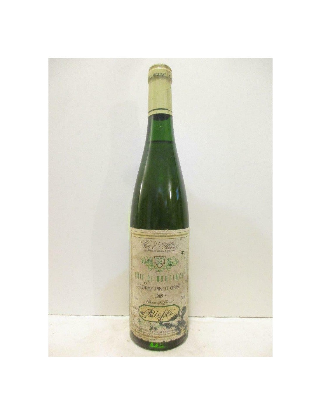 1989 - pinot gris - joseph rieflé et fils côte de rouffach (étiquette abîmée b2) - blanc - alsace - Just Wines 