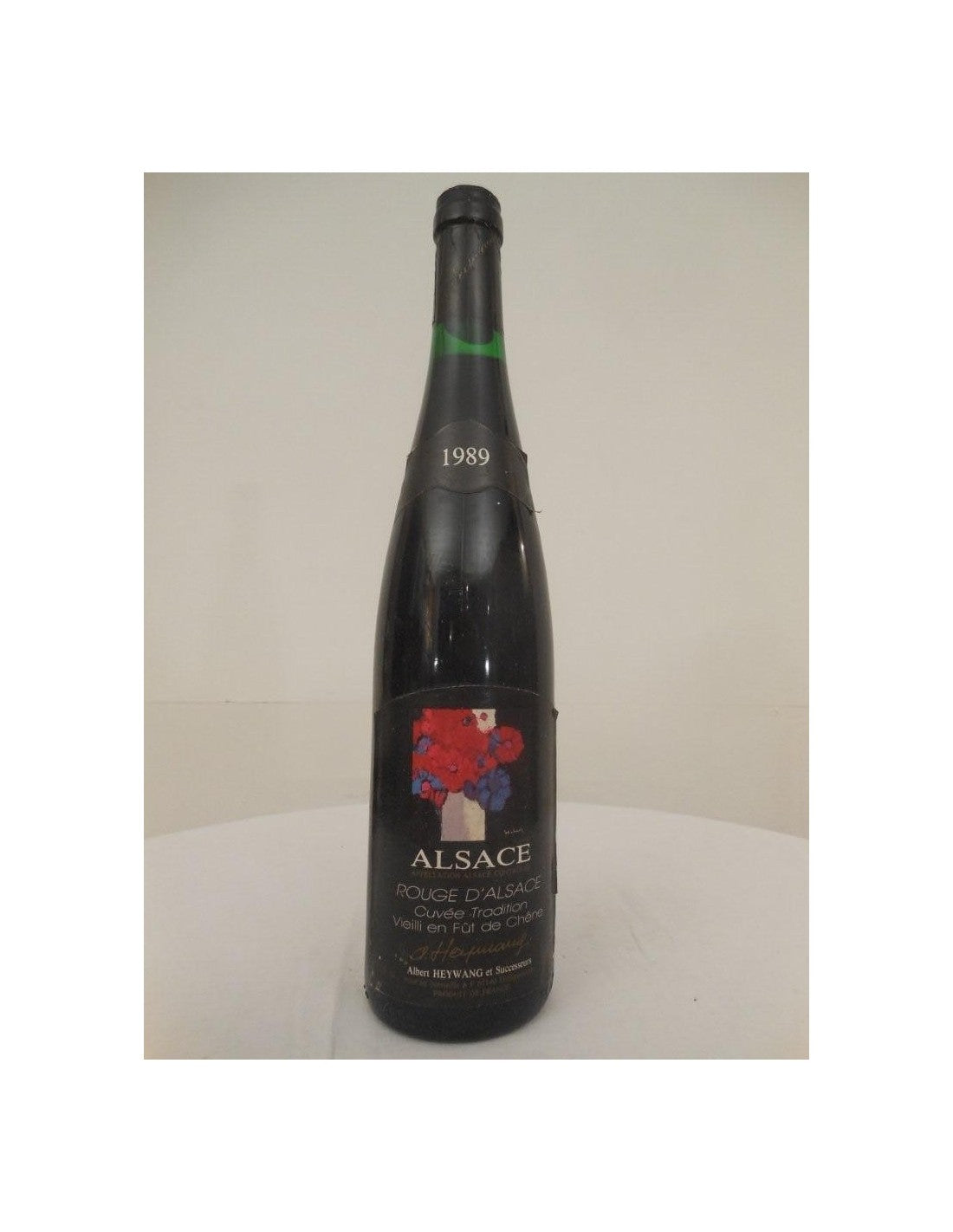 1989 - pinot noir - heywang - rouge - alsace france - Just Wines 