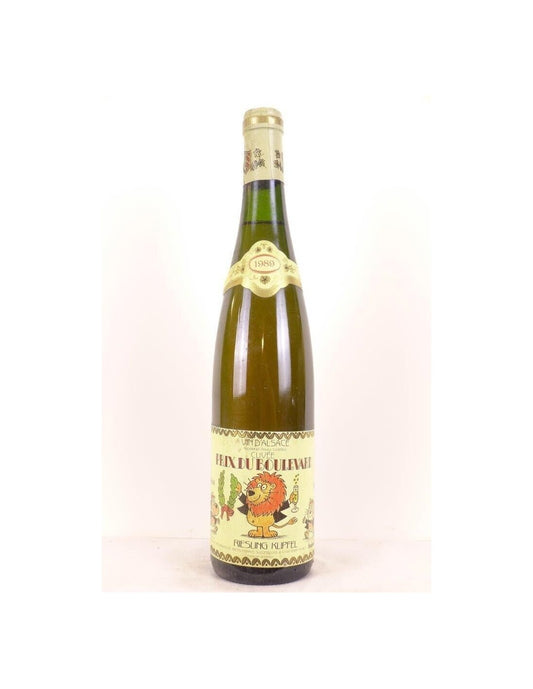 1989 - riesling - eugène klipfel cuvée prix du boulevard - blanc - alsace - Just Wines 