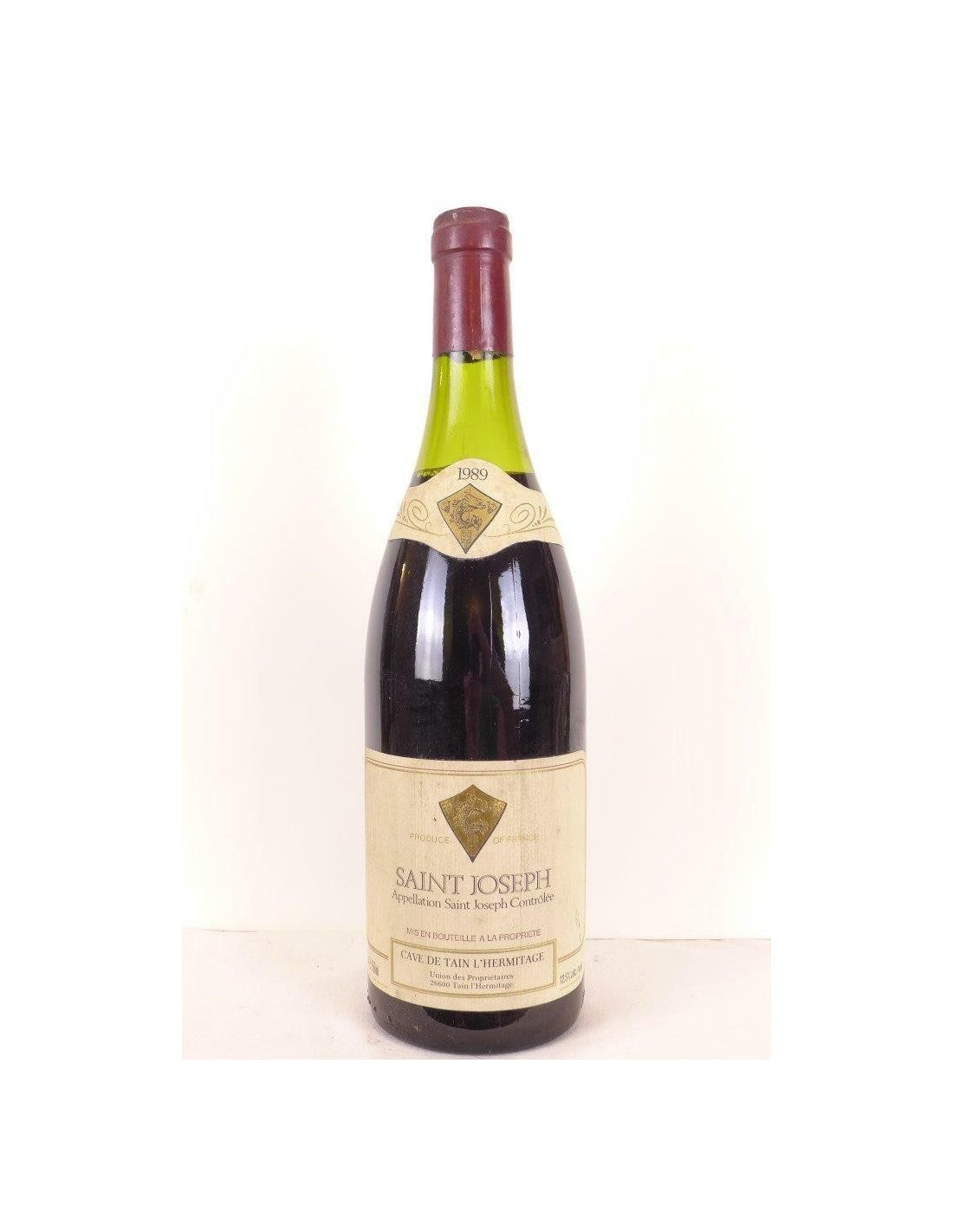 1989 - saint-joseph - cave de tain (capsule abîmée) - rouge - rhône - Just Wines 