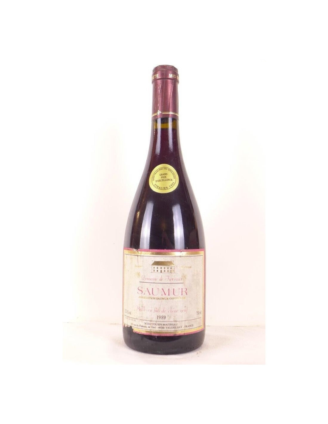 1989 - saumur - domaine de fiervaux fût de chêne - rouge - loire - anjou - Just Wines 