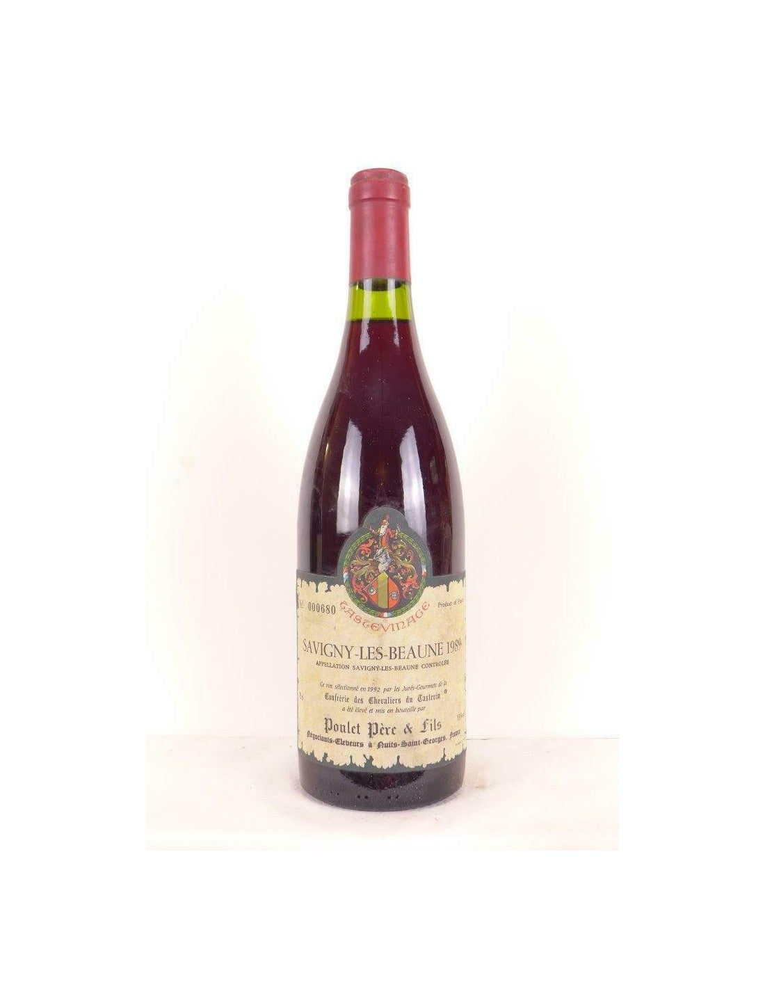 1989 - savigny - poulet tastevinage - rouge - bourgogne - Just Wines 