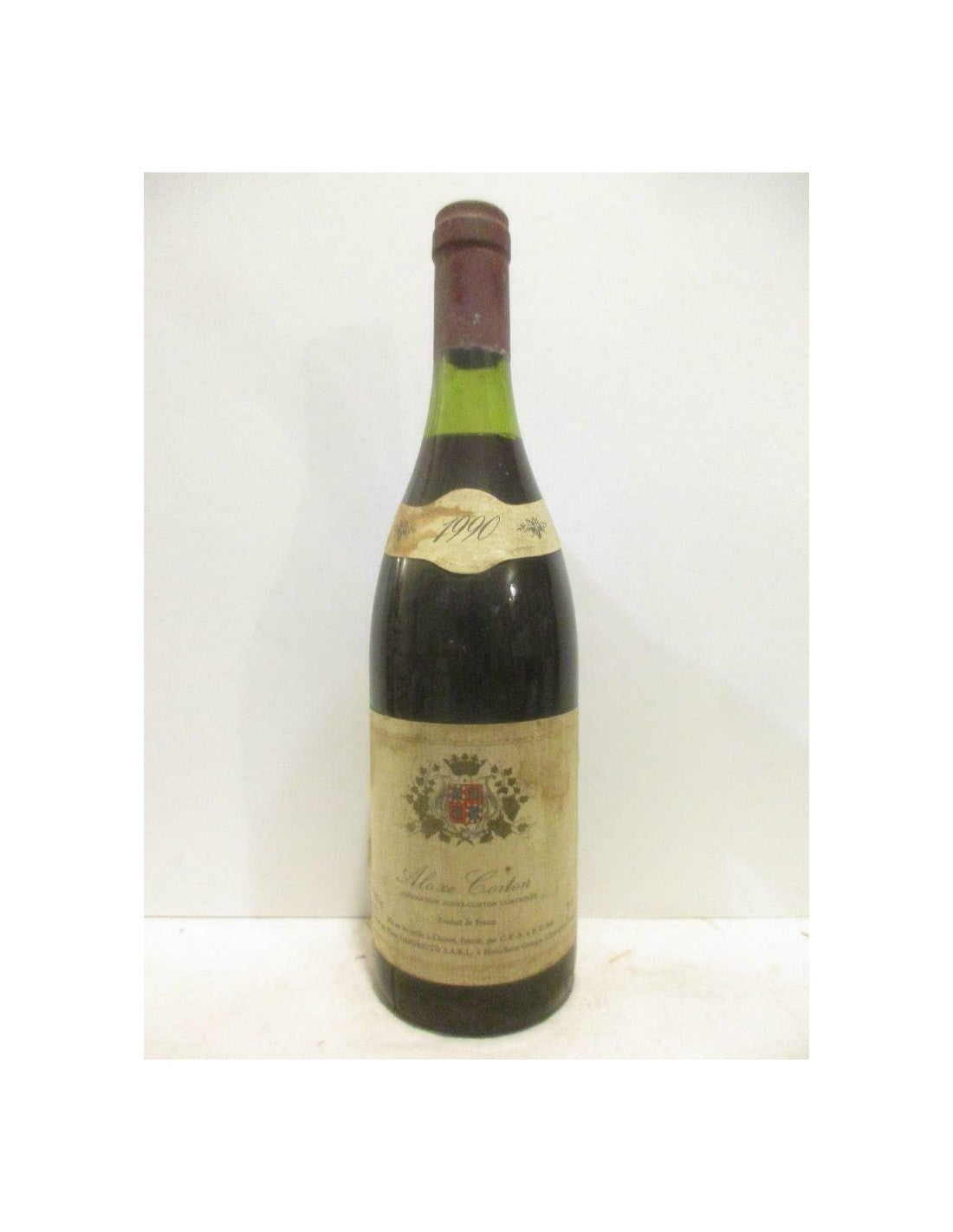 1990 - aloxe-corton - pierre laforest (capsule abîmée) - rouge - bourgogne - Just Wines 