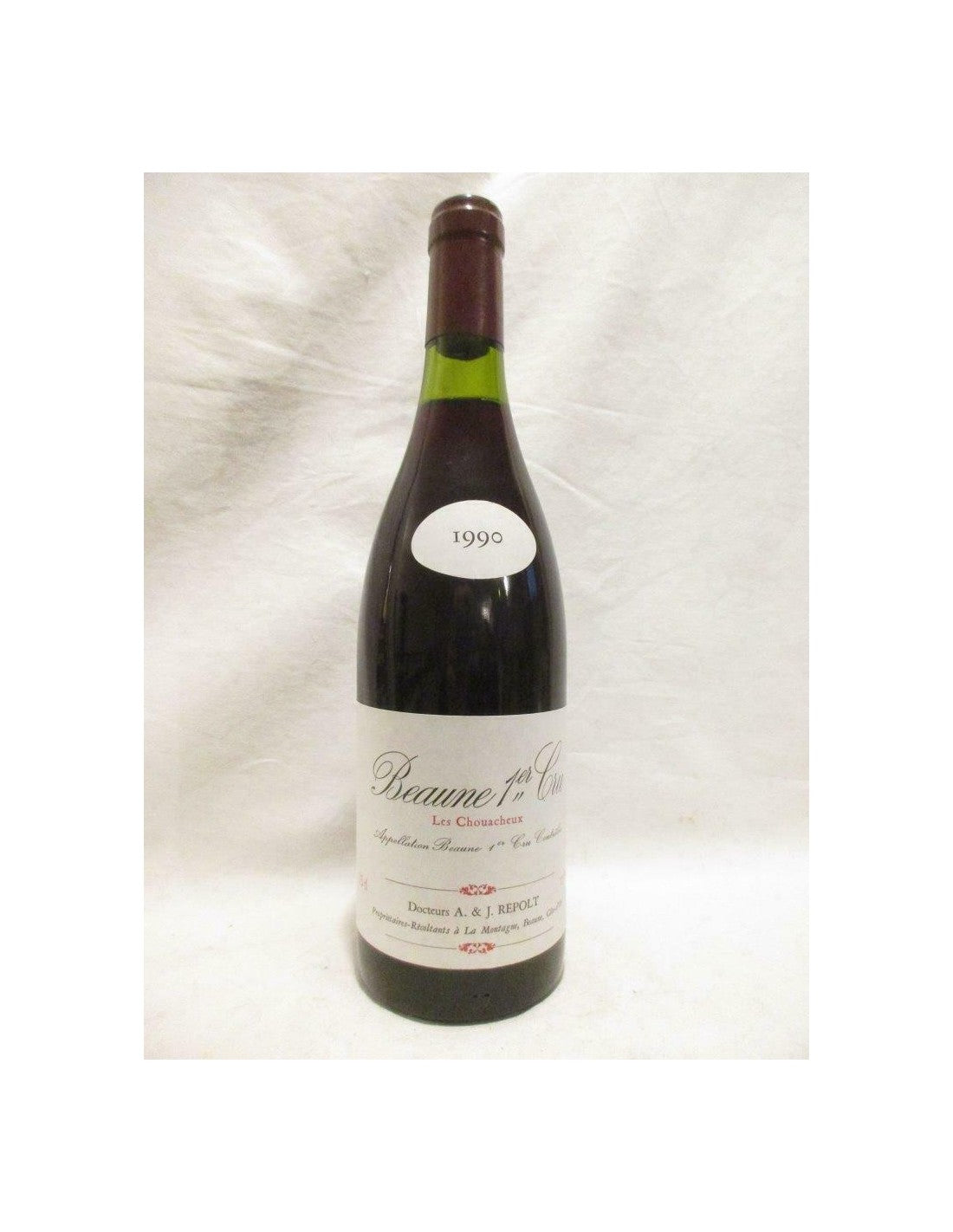 1990 - beaune - docteurs repolt premier cru les chouacheux - rouge - bourgogne - Just Wines 