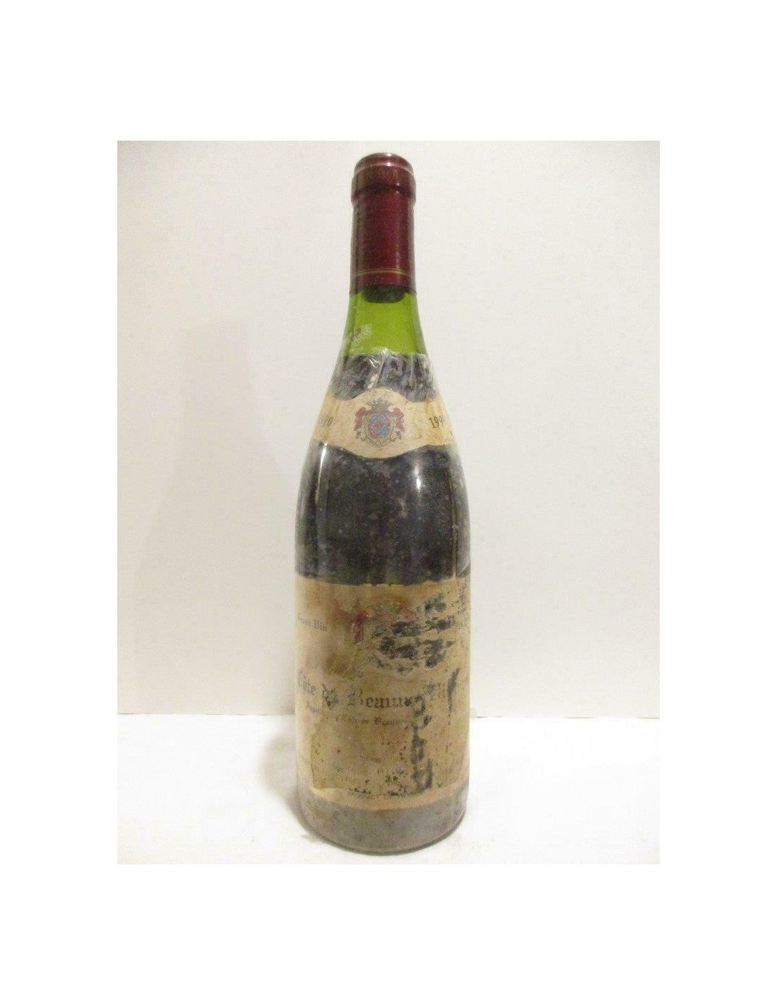 1990 - beaune - (etiquette illisible) - rouge - bourgogne - Just Wines 